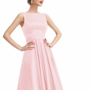 JJ’s House, light pink bridesmaid dress